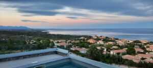 Blick aus dem Ferienhaus in Korsika