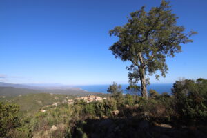 Côté mer du Mont Santu